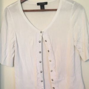 White house black market cropped cardigan